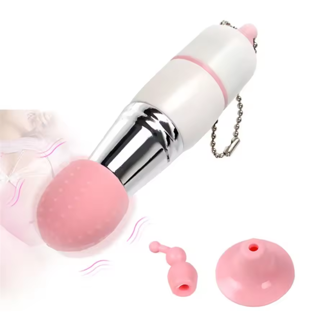 Mini Vibrador Tipo Bala 3 en 1, (estimulador de clítoris, punto g y pezón)