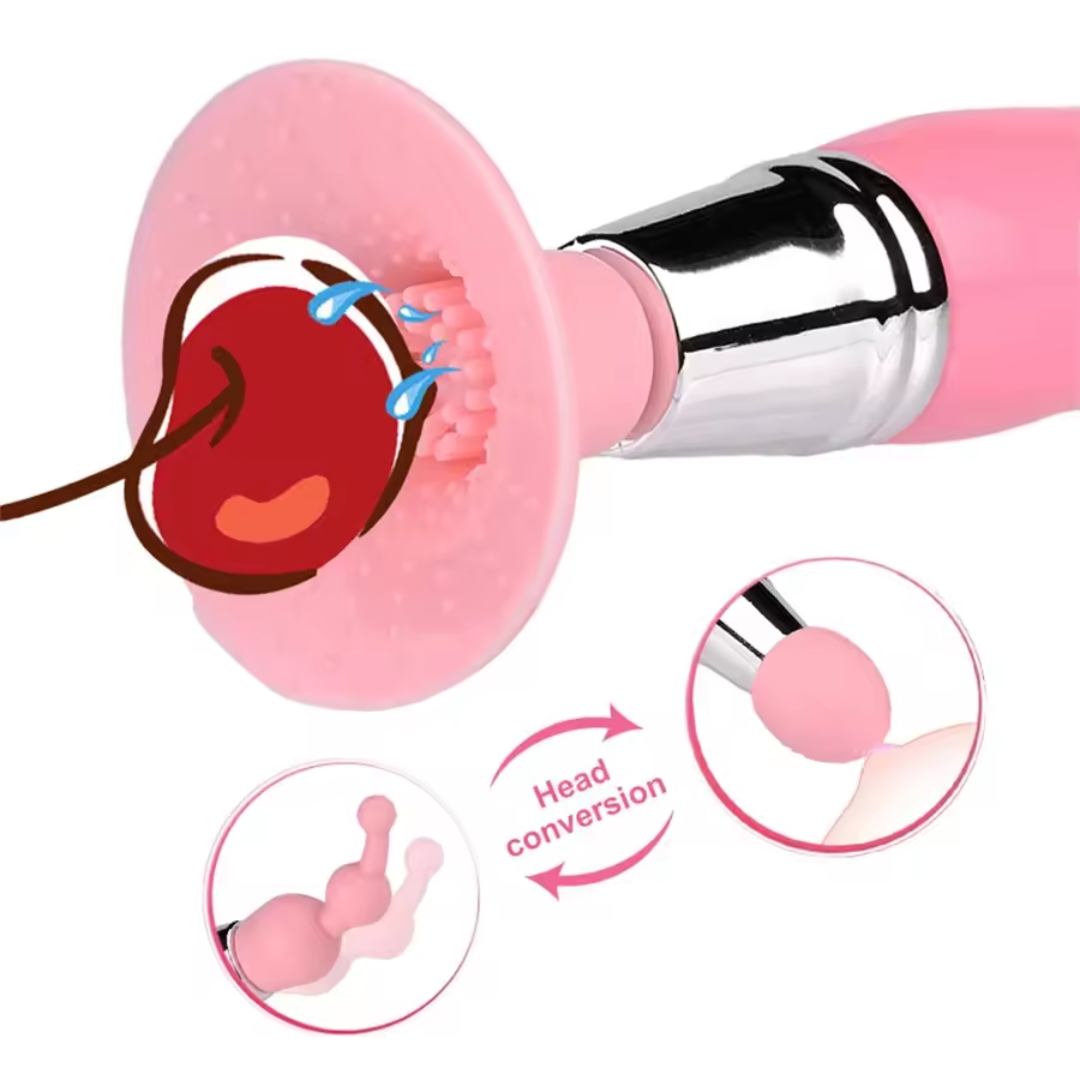 Mini Vibrador Tipo Bala 3 en 1, (estimulador de clítoris, punto g y pezón)