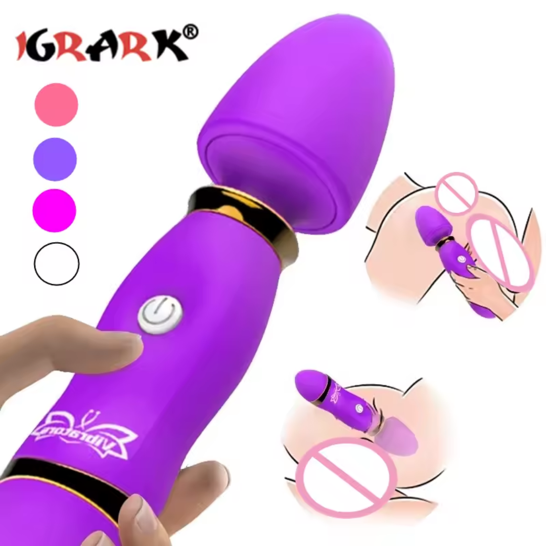 Consolador Vibrador para Parejas y Masajeador para el Punto G