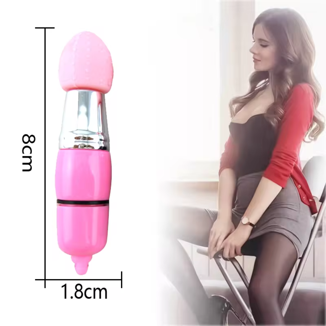Mini Vibrador Tipo Bala 3 en 1, (estimulador de clítoris, punto g y pezón)