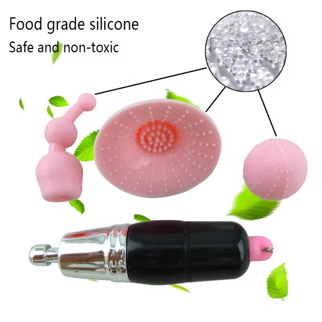 Mini Vibrador Tipo Bala 3 en 1, (estimulador de clítoris, punto g y pezón)