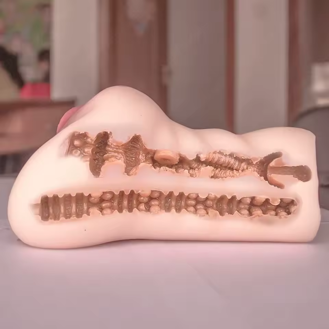 Muñeca Sexual de Silicona de Medio Cuerpo (culo real, pecho grande y vagina realista)