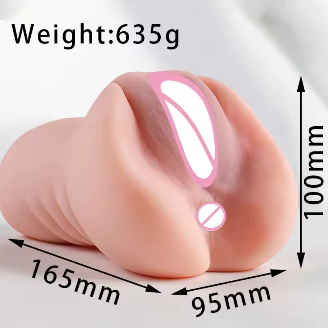 Muñeca Sexual de Silicona de Medio Cuerpo (culo real, pecho grande y vagina realista)